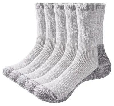 Zdjęcie produktu dla Komplet 5 par damskich skarpet trekkingowych z mieszanki wełny merino