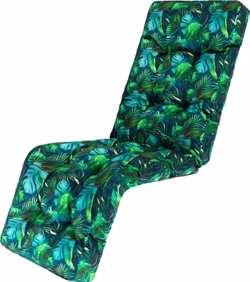 Image de Coussin de chaise longue, Coussin de chaise, Coussin de chaise de jardin, Chaise, Coussin de jardin, Coussin de chaise de jardin, Coussin de jardin en plein air - 50x160 cm Bleu