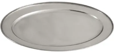 Produktbild von Servierplatte oval, Edelstahl, 59,9 x 41,3 cm (BxT)