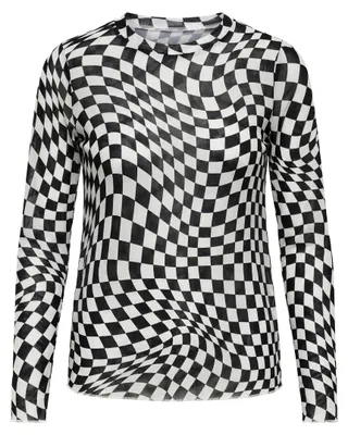 Image de Blouse pour femme SWIRLY - noire, taille M
