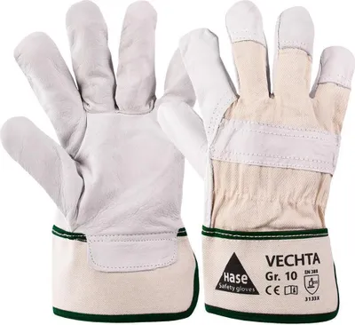 Produktbild von Hase VECHTA, Arbeitshandschuh aus Narbenleder, Größe 6 12 Stk