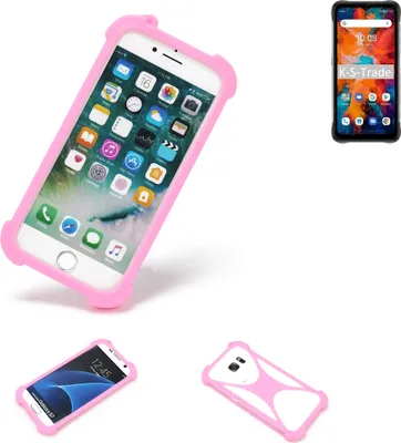 Produktbild von K-S-Trade Handy Hülle kompatibel mit UMIDIGI Bison X10 Pro Schutz Hülle Bumper Silikon Schutz Hülle Cover Case Silikoncase Silikonbumper TPU