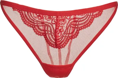 Productafbeelding van Kisses&Love, rode kanten string, model 21685, dames