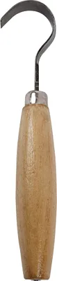 Produktbild von Creativ Company Löffelmesser Speckstein 16 cm mit Holzgriff