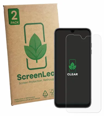 Produktbild von 2x ScreenLeaf Schutzfolie für Fairphone 4 Displayschutz Display Schutz Folie Klar Transparent