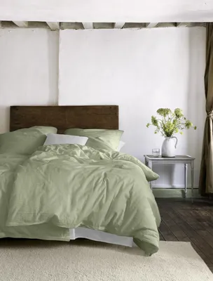 Produktbild von Irisette Seersucker Bettwäsche-Garnitur Easy 8517  Farbe grün Größe  135x200+80x80cm