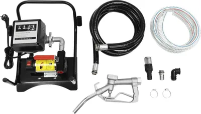 Immagine prodotto di Pompa di trasferimento gasolio - Pompa a ingranaggi - 200 W - 220 V con spina UE - 45 l/min - 3600 giri/min - Ghisa