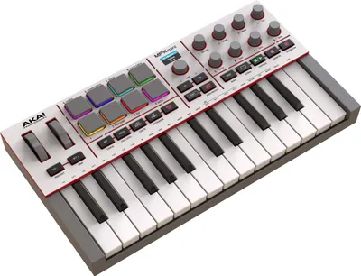 Produktbild von AKAI MPK Mini MK4 - MIDI -Controller / Steuerungstastatur  weiß