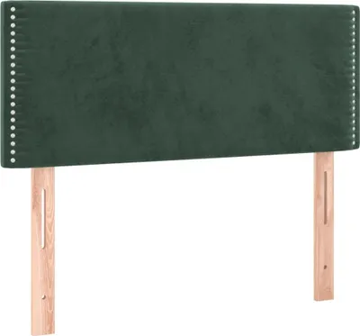 Produktbild von vidaXL Kopfteil Dunkelgrün 100x5x78/88 cm Samt