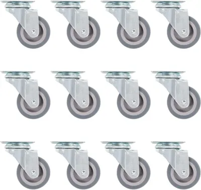 Produktbild von 72 Stück Lenkrollen 50 mm für Möbel und Werkbänke