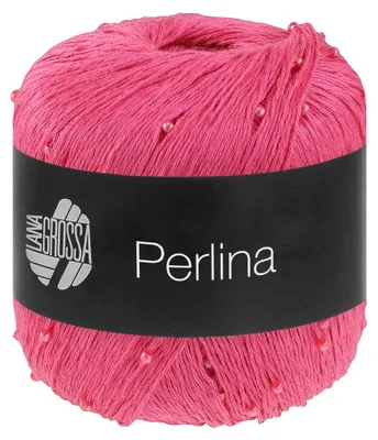 Produktbild von Lana Grossa PERLINA 50 g Seidig glänzendes Accessoire-Garn (Beilaufgarn) Farbe 011 - Pink