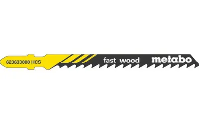 Produktbild von Metabo 3 Stichsägeblätter fast wood 74/ 4,0 mm