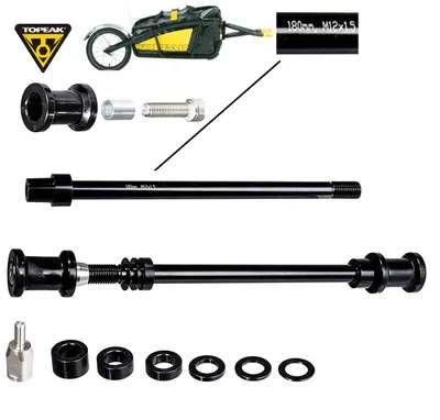 Obrázok produktu pre Topeak Journey Trailer TX Axle Doplnky k nosiču na bicykel Black