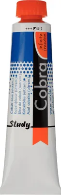 Image de Cobra Study peinture à l'huile miscible à l'eau tube 40 ml bleu de cobalt (outremer) 512