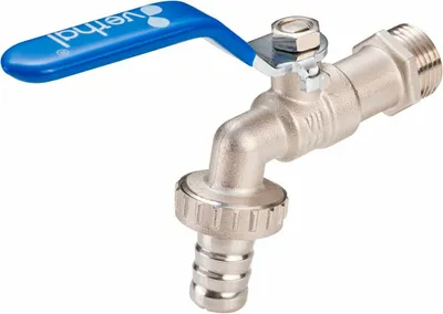 Zdjęcie produktu dla Kran Verhal 1/2" x 3/4" chrom stal nierdzewna mosiądz teflon