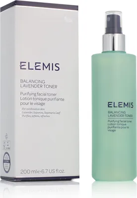 Obrázok produktu pre Elemis Balancing Lavender Toner, Tvárové tonikum, Unisex, 200 ml, Zmiešaná pleť, Čistiace, Osviežujúce, Upokojujúci, Sprej