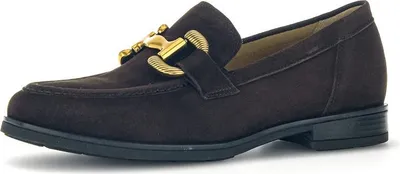 Produktbild von Gabor Comfort Leder Damen Slipper in Braun, Größe 5