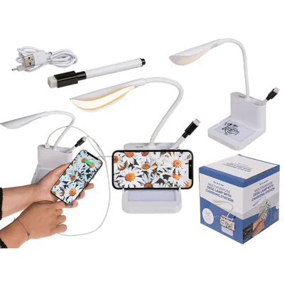 Zdjęcie produktu dla Lampa biurkowa z portem ładowania USB