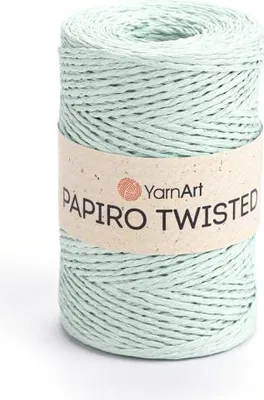 Produktbild von YarnArt Papiro Twisted Papier-Raffia Garn 100g/170m Blassmint – robust & leicht für Sommerprojekte