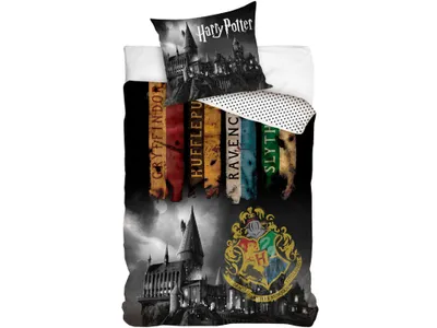 Zdjęcie produktu dla poszwa na kołdrę Harry Potter 140 x 200/90 cm czarna