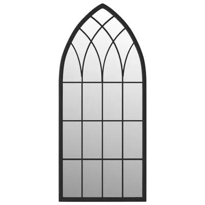 Produktbild von vidaXL Spiegel Schwarz 100x45 cm Eisen für den Innenbereich