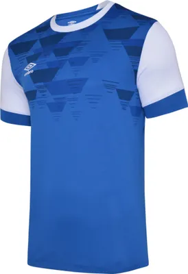 Image de Umbro - Maillot "Quatre" pour enfants UO840 (158) (Émeraude/Blanc)