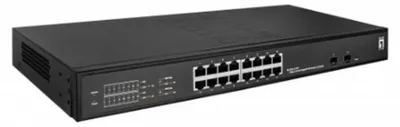 Produktbild von LevelOne GES-2118P Hilbert 18-Port Gigabit PoE Smart Switch