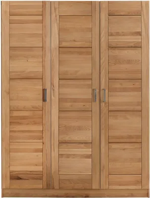 Produktbild von Kleiderschrank Tollow Schrank Schlafzimmer Kernbuche massiv geölt 3 türig Breite 152cm