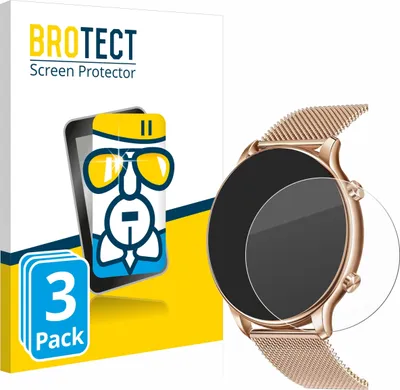Produktbild von 3x BROTECT Schutzglas für Luniqueshop LSWATCH 1.32" Schutzfolie Panzer Folie Glas Display Schutz klar