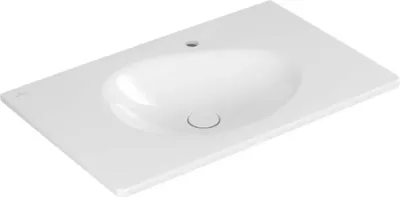 Produktbild von Villeroy & Boch Antao Waschbecken 80x50x15 cm mit Hahnloch Weiß Alpin CeramicPlus