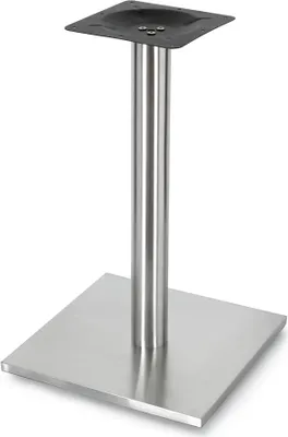Produktbild von Melko Tischsäule Möbelbein Edelstahl Kufe Boxenständer - 1x Tischsäule Eckfuß