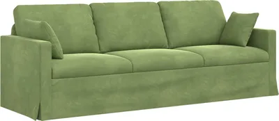 Obrázok produktu pre vidaXL Pohovka Svetlozelená 228 x 78 x 80 cm Zamat