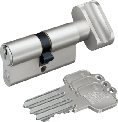 Image de BASI - Cylindre à bouton profilé - V50 - K30/35 mm - À fermeture identique n° 11 - V5031-0005-0011