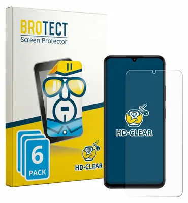 Produktbild von 6x Für Lava Bold N2 Schutzfolie BROTECT Displayschutz Display Schutz Folie Klar Transparent