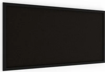 Immagine prodotto di Bacheca in sughero nero 80x40 cm cornice in legno NERO