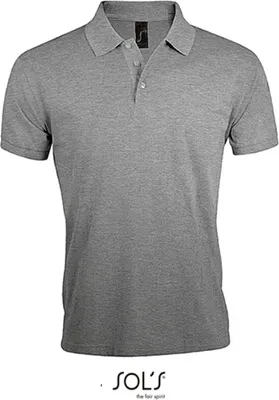 Produktbild von SOLs 00571 | MenŽs Polo Shirt Prime - Farbe: Grey Melange - Größe: XXL
