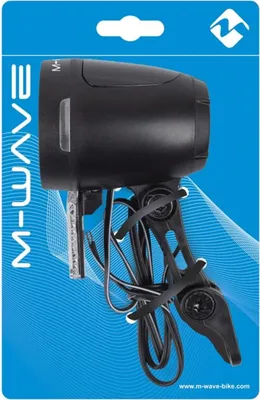 Zdjęcie produktu dla Reflektor do rowerów elektrycznych APOLLON E 100, E-25 M-Wave, czarny, 100 lx