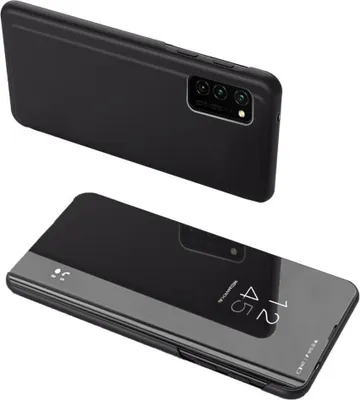 Produktbild von Clear View Case für Samsung Galaxy A02s - Schwarz KP10197