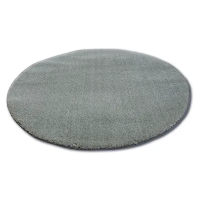 Obrázek produktu pro Kulatý koberec SHAGGY MICRO zelená zelený kruh PRŮMĚR 100 cm