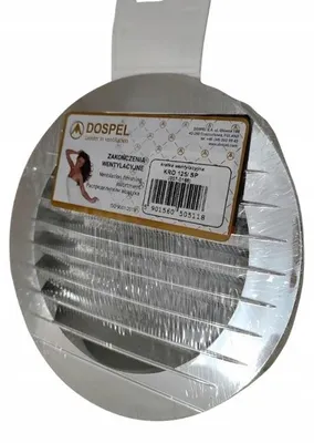 Produktbild von Dospel Lüftungsgitter rund 125mm silber glänzend