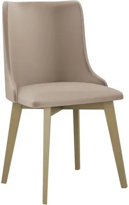 Image de Chaise de cuisine rembourrée AFTON 9 - chêne Sonoma / beige