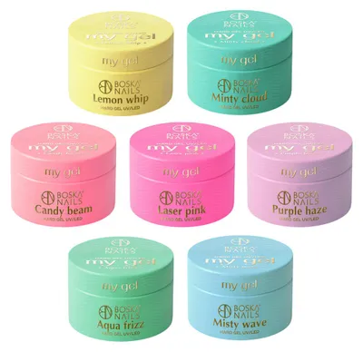 Zdjęcie produktu dla Set Gel UV My gel Boska Nails 7 colors