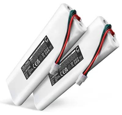 Produktbild von CELLONIC 2x Akku für Werkzeug Kompatibel mit Husqvarna Automower 230 ACX, Automower 220 AC, Automower 220AC, 535120901 - (3000mAh, 18V)