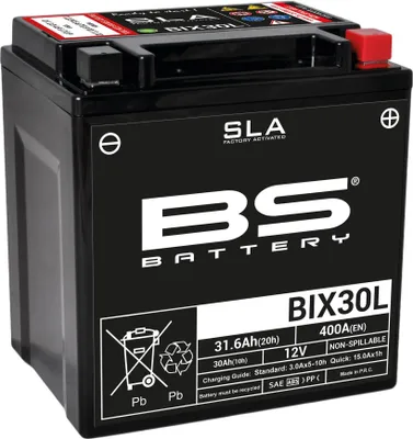 Produktbild von BS BATTERY SLA Wartungsfreie Batterie Werkseitig aktiviert - BIX30L