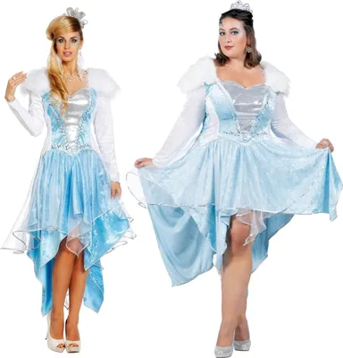 Produktbild von Ijskoningin Damen Blau Kostüm 36
