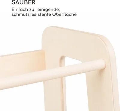 Produktbild von Ully Lernturm Kletterhilfe Montessori Multiplex 40,5x86x38cm, Farbe:Natur