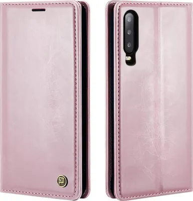 Produktbild von Handyhülle für Huawei P30 Pro Kunstleder Flip Cover Hülle RFID Schutz Case Kartenfach Farbe: Rosa