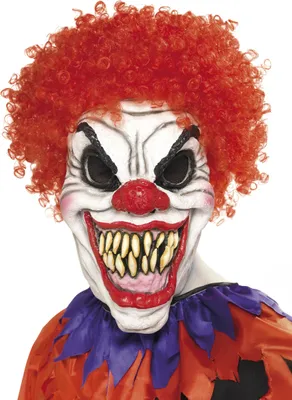 Produktbild von Furchterregender Clown Maske, Schaumlatex
