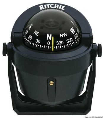 Produktbild von RITCHIE Explorer Kompass Halterung 2"3/4 schwarz/schwarz - Osculati 25.081.21