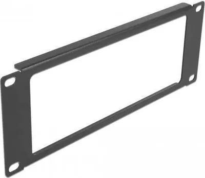 Produktbild von DELOCK 10" Netzwerkschrank Panel mit Öffnung 2 HE schwarz